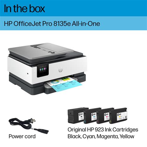 HP OfficeJet Pro 8135e All In One Printer Color Printer For Home