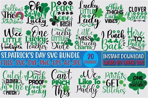 Stpatricks Day Svg Bundle Bundle · Creative Fabrica