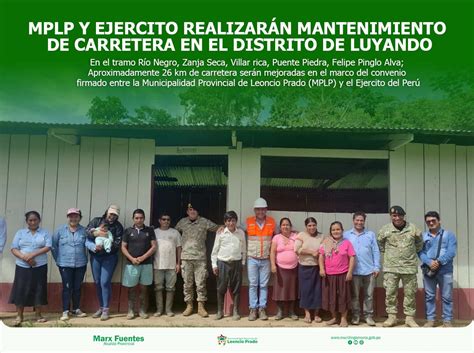 Mplp Y Ejercito Del Per Realizar N Mantenimiento De Carretera En El