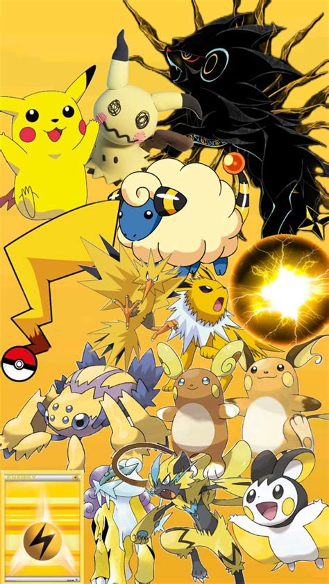electric type pokemon wallpaper top  electric type pokemon pokemon