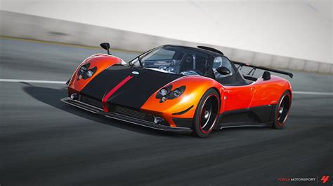 Pagani Zonda Pagani Zonda Cinque Roadster Naranja Fondo De Pantalla