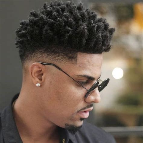 Best Temple Fade Afro Haircuts For Men