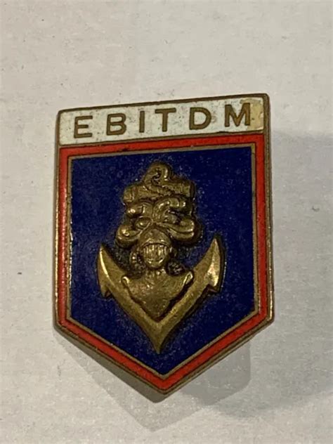 INSIGNE MILITAIRE ESCADRON Blindé Instruction Troupe de Marine 108 35