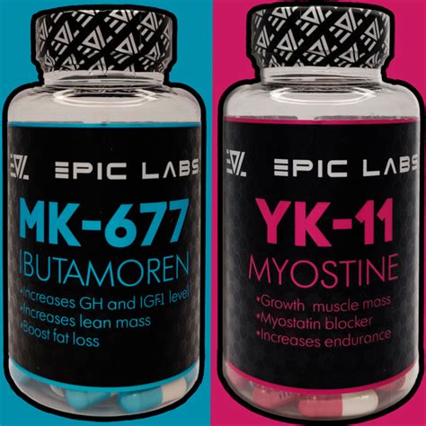 Epic Labs SARMs Миостин + Ибутаморен / Myostine YK-11 + Ibutamoren MK ...