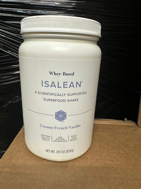 Isagenix Isalean Protein Shake Creamy French Vanilla Oz Superfood