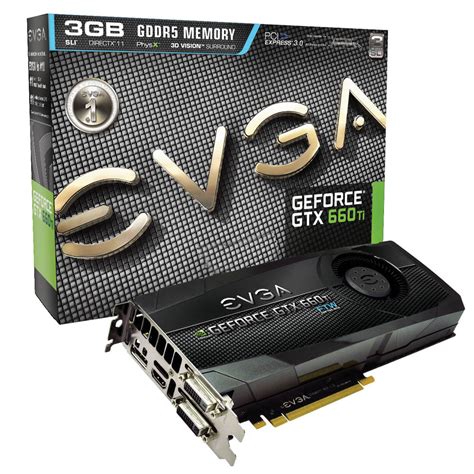 EVGA GeForce GTX 660 Ti 3GB Graphics Card 03G P4 3661 KR B H