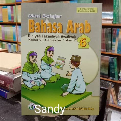 Jual Buku Mari Belajar Bahasa Arab Kelas 6 DTA Diniyah Takmiliyah