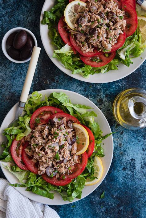 Mediterranean Tuna Salad Healthy No Mayo Real Greek Recipes