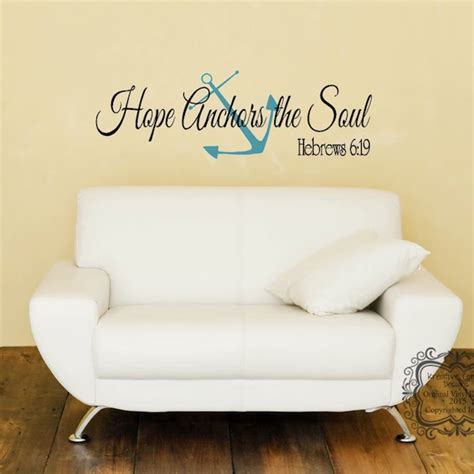 Hope Anchors Decal Etsy