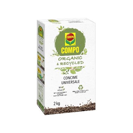 Compo Bio Organic Recycled Concime Granulare Universale 2Kg