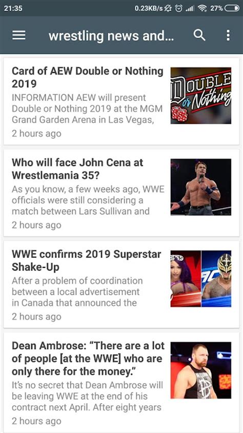 Wrestling News Wwe Aew Njpw Impact Apk Android ダウンロード