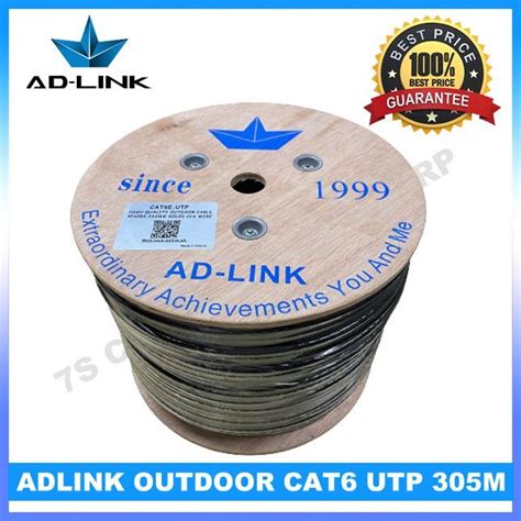 COD ADLINK CAT6 Quality Outdoor UTP Ethernet LAN Cable 305m Lazada PH