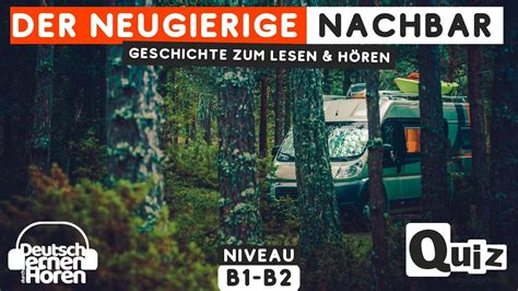 Geschichte Zum Lesen H Ren Thema Der Neugierige Nachbar