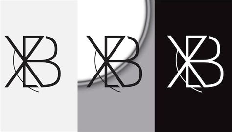 Premium Vector Initial Letter Xb Logo Design Creative Modern Symbol