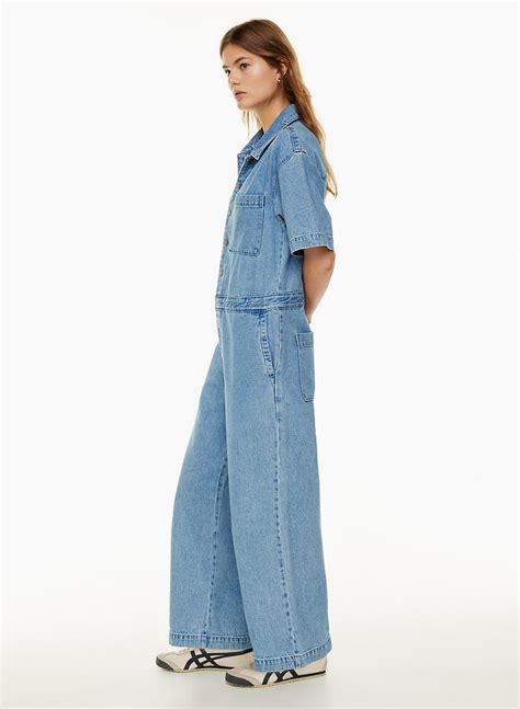 Levi S Short Sleeve Denim Boiler Suit Aritzia Ca