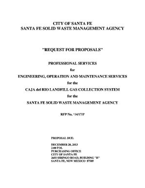 Fillable Online CAJA Del RIO LANDFILL GAS COLLECTION SYSTEM Fax Email