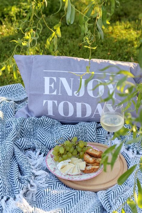 Picnic on the grass stock image. Image of summer, meadow - 768811