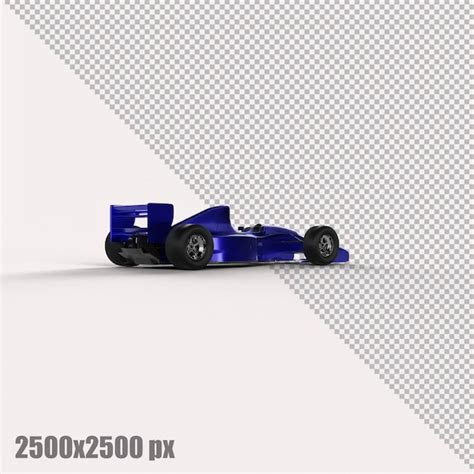 Coche De F Rmula Uno Azul Realista En Render D Archivo Psd Premium