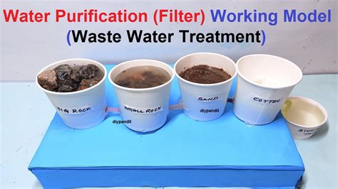 Water Purification Filter Working Model Science Project Waste Water