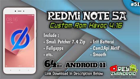 Redmi Note A Custom Rom Havoc Android Ugg Ugglite Include