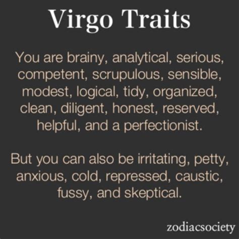 Virgo Personality Traits