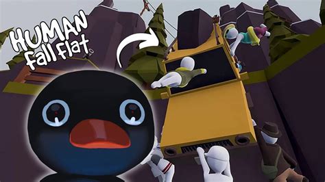 As Aventuras Do Pingu Cowboy E A Bruxa Human Fall Flat Youtube