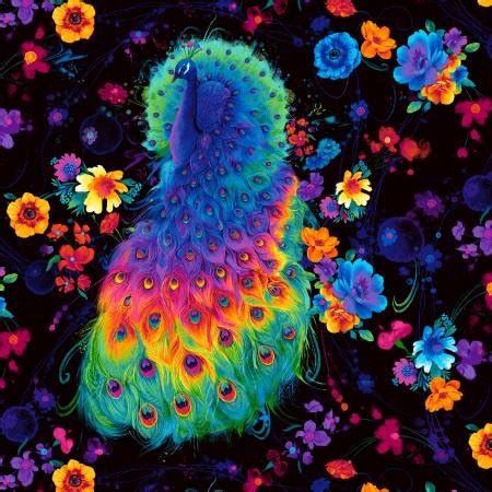 Glow Rainbow Peacock