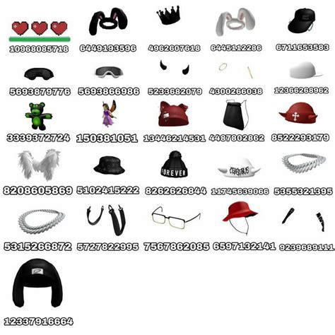 Pin De E Ynep En Roblox Head Accessory Code Trajes Para Chicos