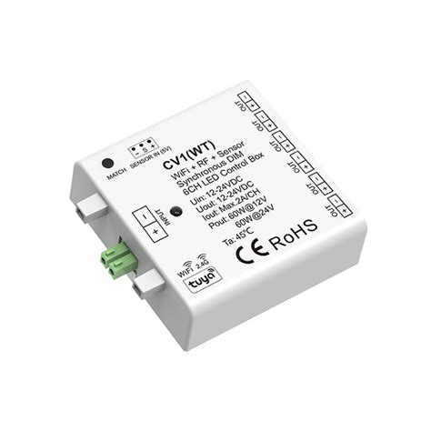 CV1 WT 6CH WiFi RF Sensor LED Shelf Lighting Dimmer