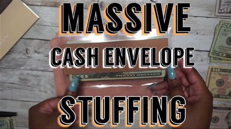 Massive Cash Envelope Stuffing Sinking Funds And Counting Youtube