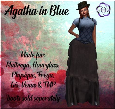 Second Life Marketplace Agatha In Blue By Coveted