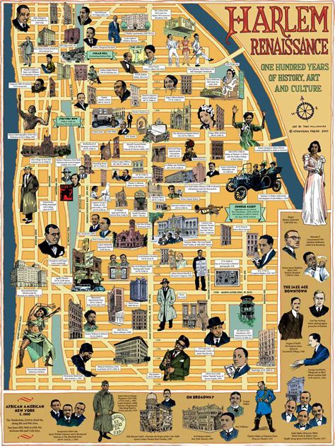 Harlem Renaissance Map - Ephemera Press