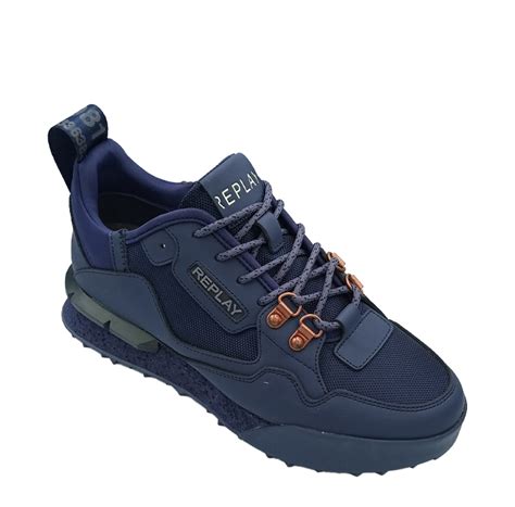 Shop Now Replay Field Total Men’s Sneakers - Blue in South Africa