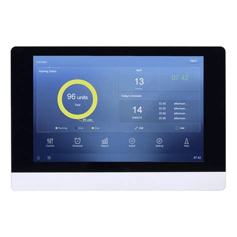 Touch Screen Per Sistema Domotico Vm Carrier Commercial