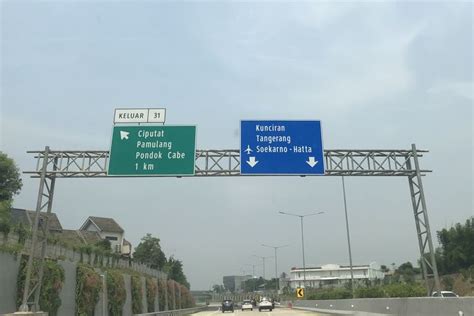 Foto Jajal Tol Cijago Dari Depok Ke Bandara Soetta Tidak Sampai Satu