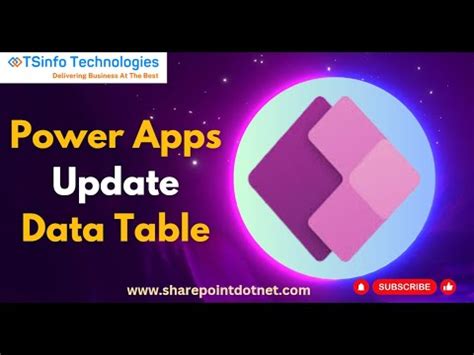 Power Apps Update Data Table How To Update Data Table In Powerapps