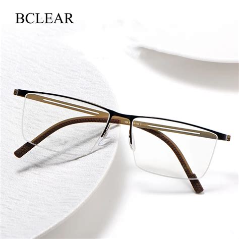 Bclear Montura De Gafas Pticas De Titanio Para Hombre Gafas Cuadradas