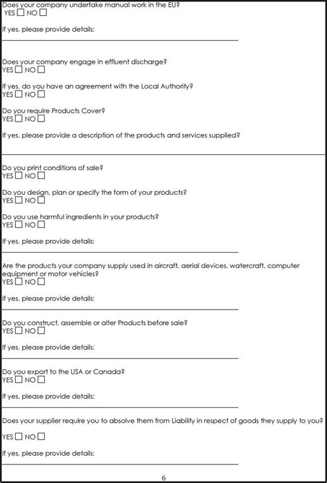 Commercial General Liability Insurance Proposal Form Form Resume Examples Ojyqbv6mvz