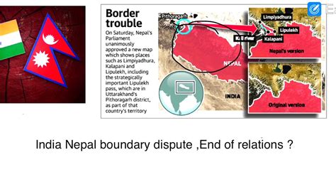 India Nepal Border Dispute End Of Relations Youtube