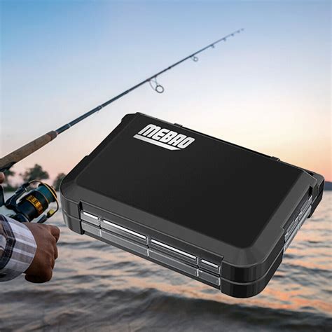 Portable Fishing Box Waterproof Bait Lure Hook Boxes Fishing Tool Vs