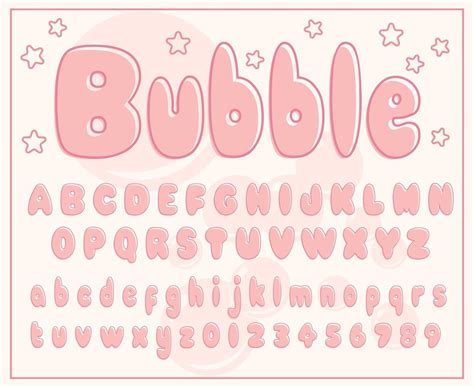 Bubbly Font TTF SVG Bubbly Letters Font Graffiti Bubble - Etsy.de Cute ...