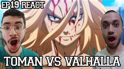 Toman Vs Valhalla Tokyo Revengers Episódio 19 React Youtube