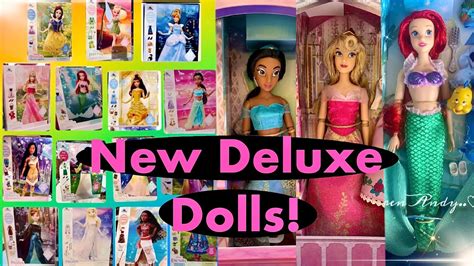 New 2023 Disney Store Deluxe Princess Dolls First Look 🔥👀🍵 Youtube