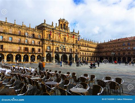 Plaza Mayor. Salamanca editorial stock image. Image of cityscape - 81742099