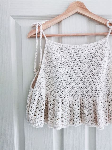 Crochet Top Crocheting Easy Crochet Stitches Fashion Trends Ivory