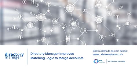 Merge NHS User Accounts With Directory Manager BDS Solutions