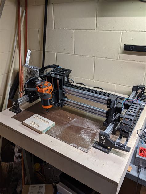 Makes Of Topscnc The New D Printed Cnc Router Version By Paulwdc