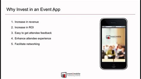 Top Reasons To Invest In An Event App Youtube