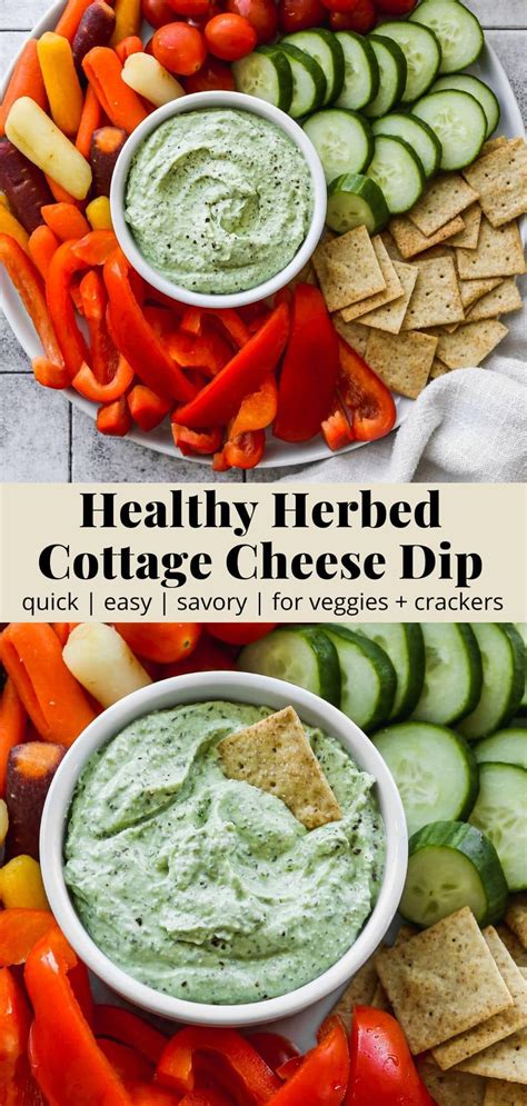 Minute Healthy Cottage Cheese Dip Walder Wellness Recipe