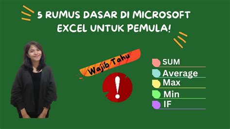 Ini Dia Rumus Dasar Yang Wajib Kamu Kuasai Di Excel Sum Max Min